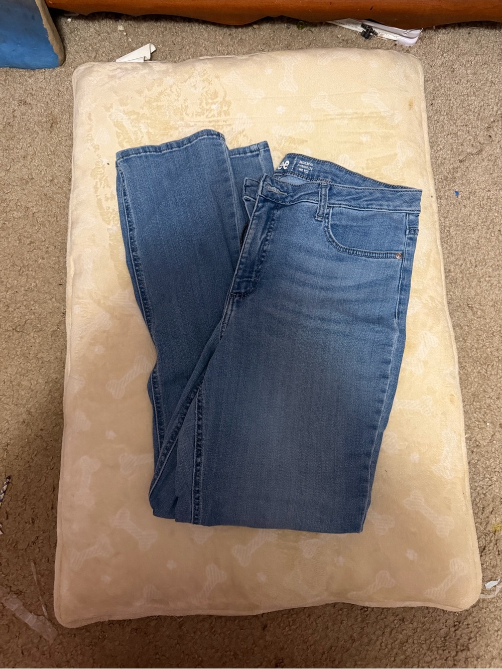 Lee Blue Women's Jeans - Classic Mid Wash Denim